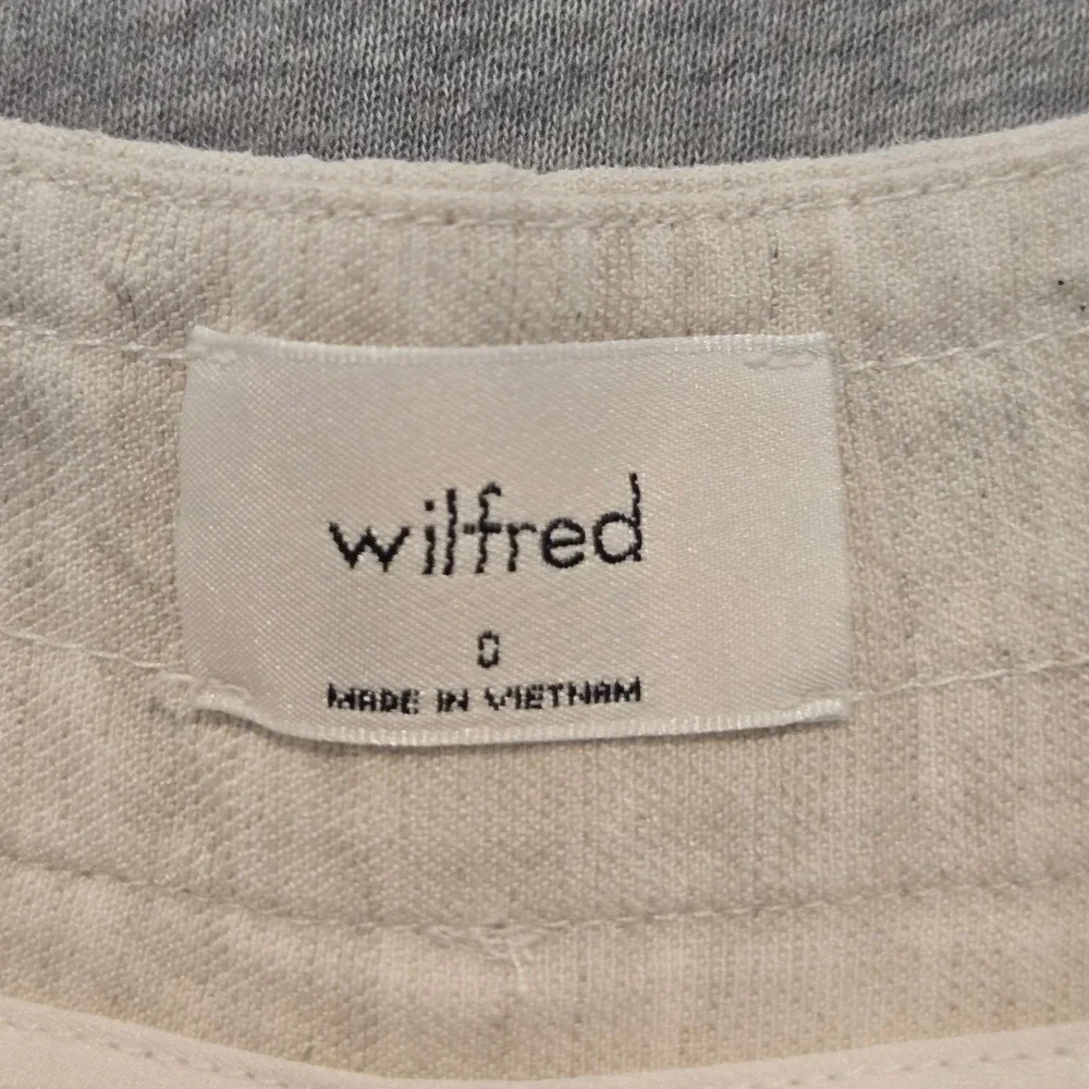 Wilfred Allant Cuffed Cropped Pants Women 0 Beige Linen Blend Resort Lightweight
